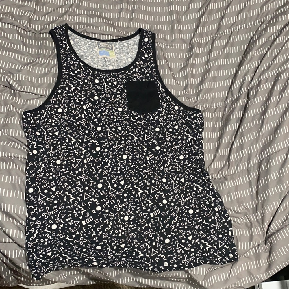 Soft party pattern tank top